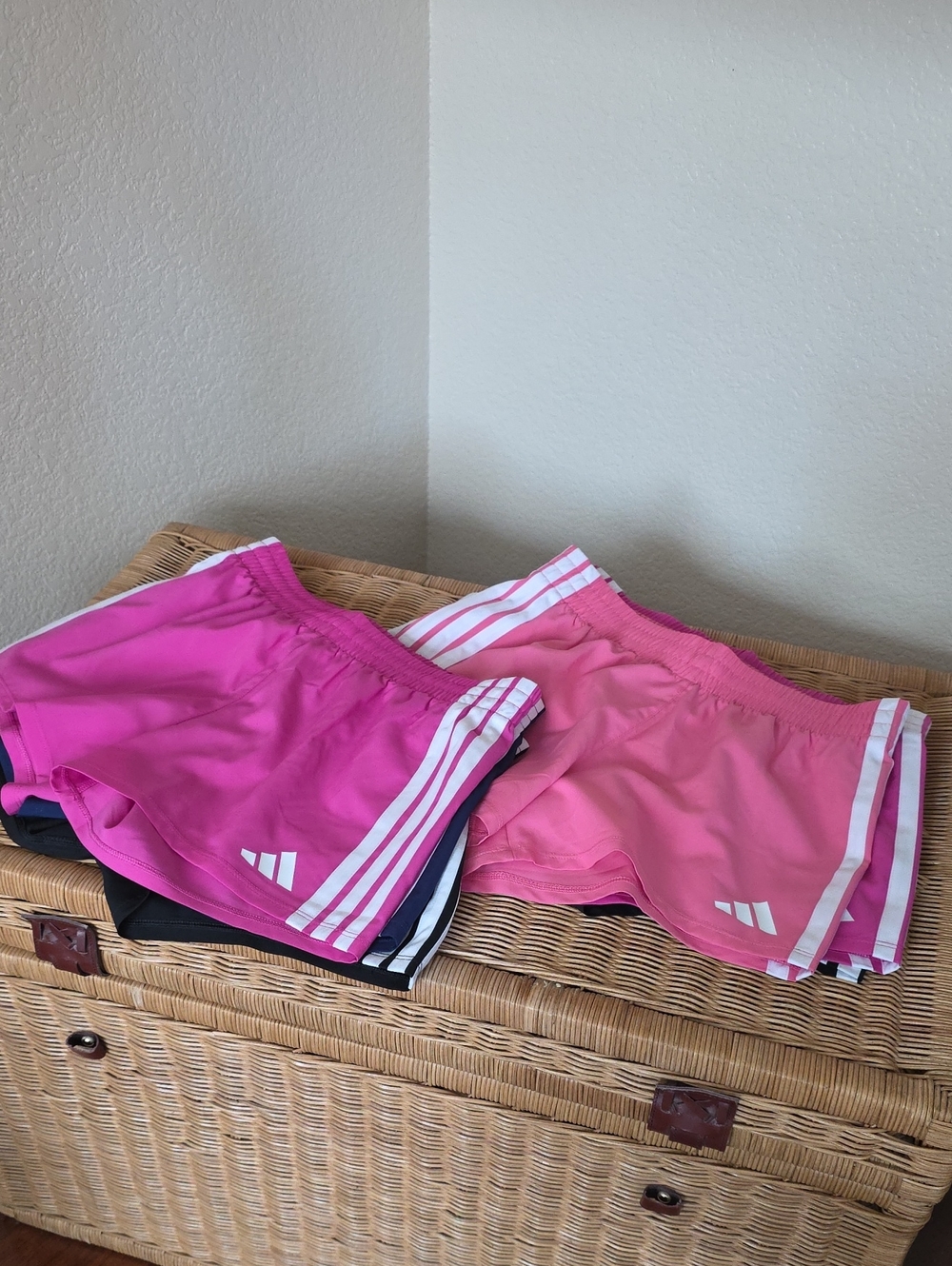Youth Adidas 6 Pairs Elastic Waist Athletic Shorts